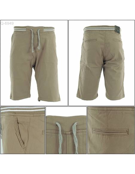 Celana Pendek Cowok Rib Kolor Erce 28-32