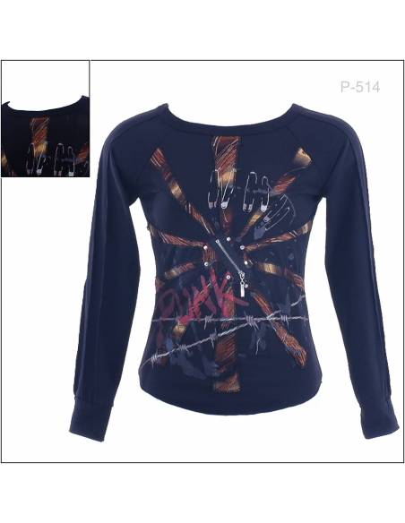 Kaos Oblong Cewek Lengan Panjang Meiling