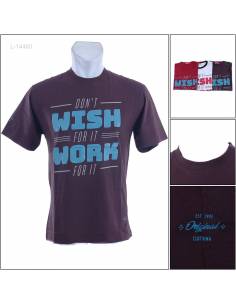 Kaos Oblong Cowok Lengan Pendek Can M-L