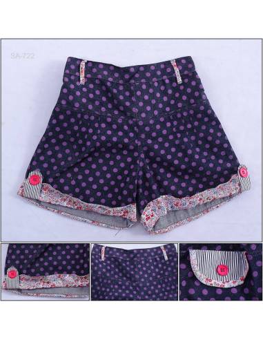 Celana Pendek Katun Anak Cewek Bell Bird 8