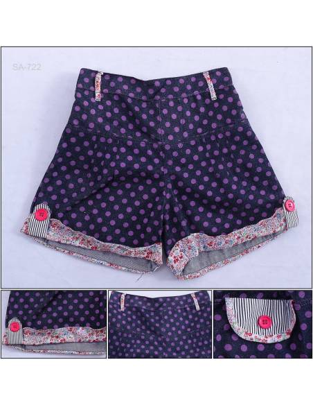 Celana Pendek Katun Anak Cewek Bell Bird 8