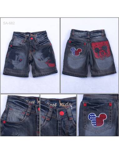 Celana Pendek Jeans Anak  Cewek Onet 4-6