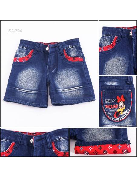 Celana Pendek Jeans Anak Cewek Beauty 16