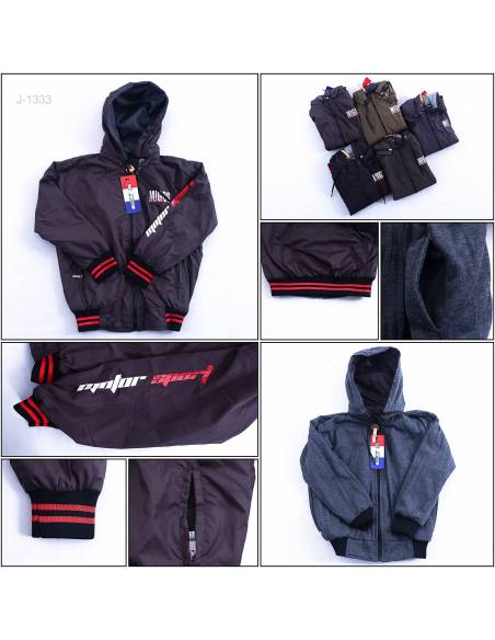 Jaket Anak Cowok Parasit Bolak-Balik Sport 7-9