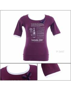 Kaos Oblong Cewek Lengan Pendek All Size