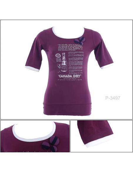 Kaos Oblong Cewek Lengan Pendek All Size