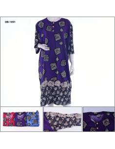 Daster Ibu Lengan Pendek 3/4 Marisa All Size