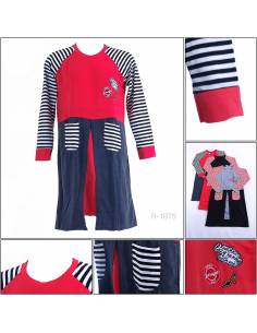 Dress Cewek Lengan Panjang All Size