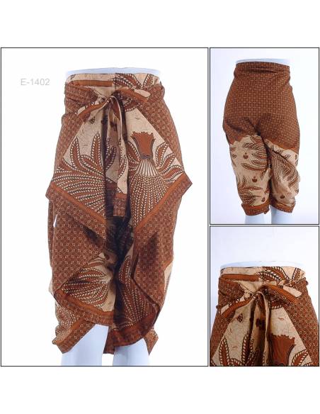 Shorts/Celana Pendek Cewek Motif Batik