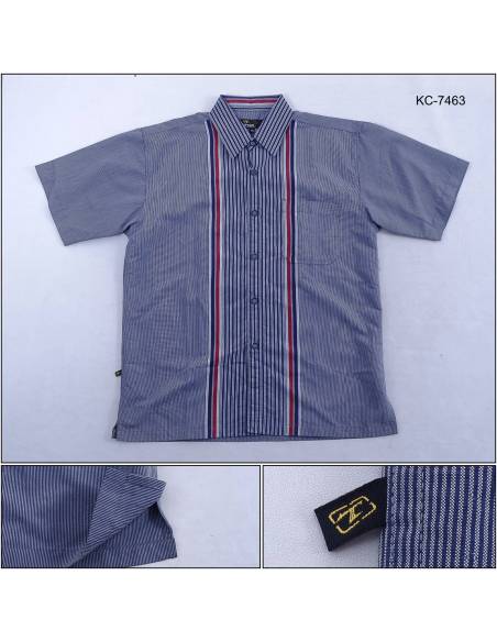 Kemeja Cowok Regular Lengan Pendek Topten XL