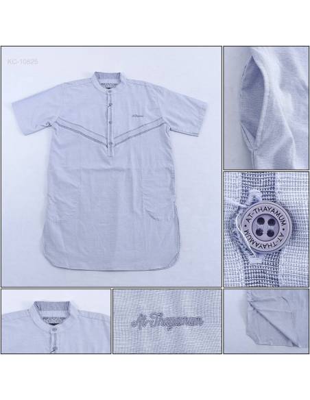 Kemeja Muslim Cowok Lengan Panjang At-thayamum