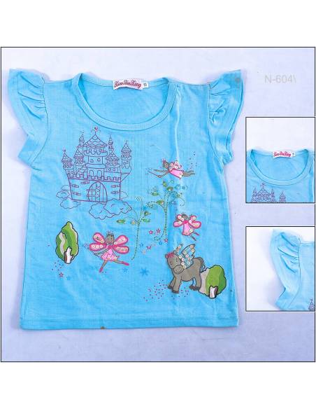 Kaos Oblong/T-shirt Anak Cewek Lengan Pendek 18