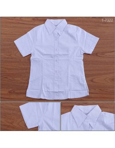 Atasan Putih Cewek Lengan Panjang