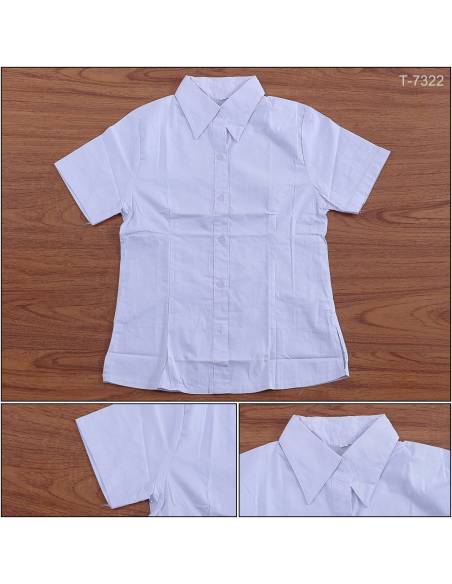 Atasan Putih Cewek Lengan Panjang