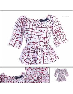 Atasan Kaos Cewek Lengan Pendek 3/4 Mizzle