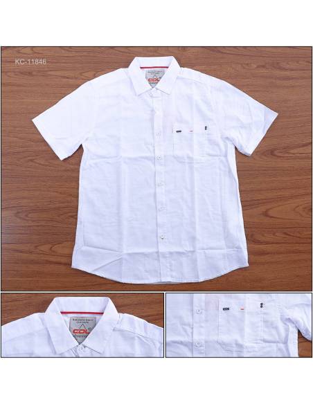 Kemeja Cowok Regular Lengan Pendek CDL M-XL