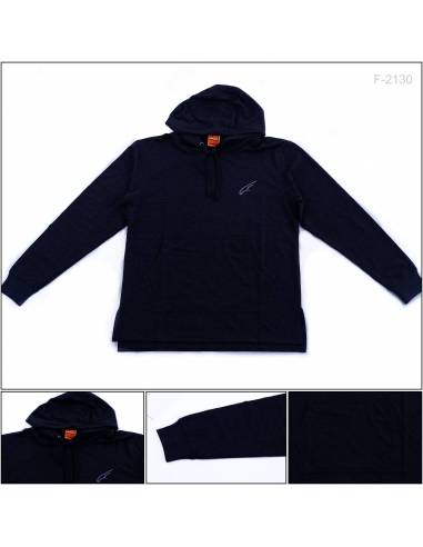 Jaket Katun/Hoodie Cowok Lengan Panjang Fenda M-L