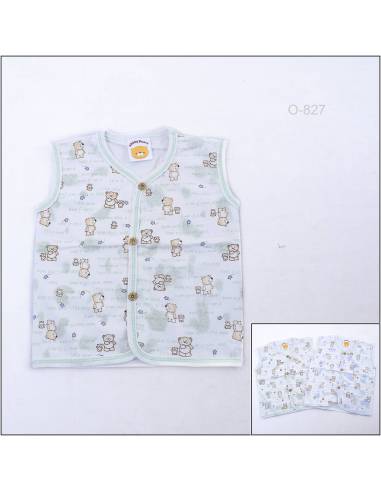 Baju Bayi Tanpa Lengan Abby Bear L