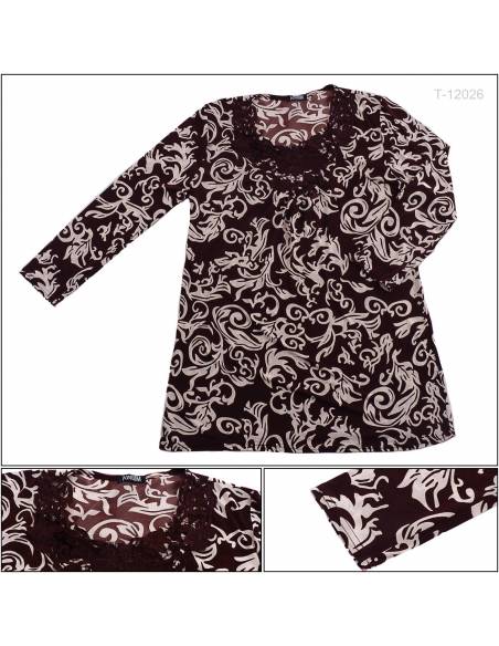 Kaos Korea Cewek Lengan Panjang Aurum All Size