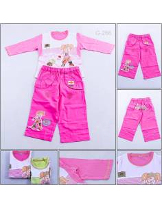 Setelan Kaos Anak Cewek/Children's Clothes Lengan 7/8...