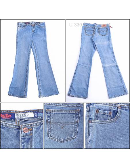 Celana Panjang Jeans Reguler Cowok Cutbray Lea 29