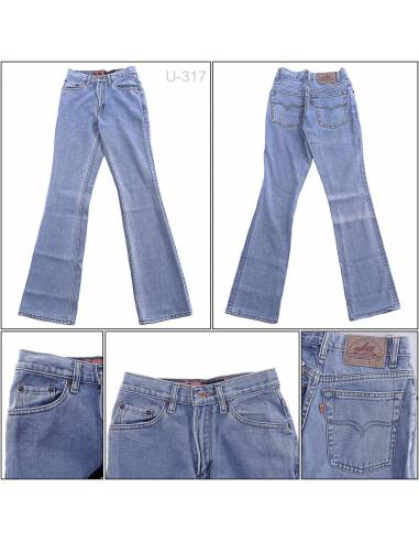 Celana Panjang Jeans Cutbray Cowok Lea 27-28