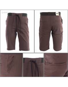 Celana Pendek Cowok Rib Kolor Rock Sky M-2XL