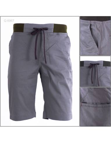 Celana Pendek Cowok Rib Kolor Rock Sky 3XL-6L