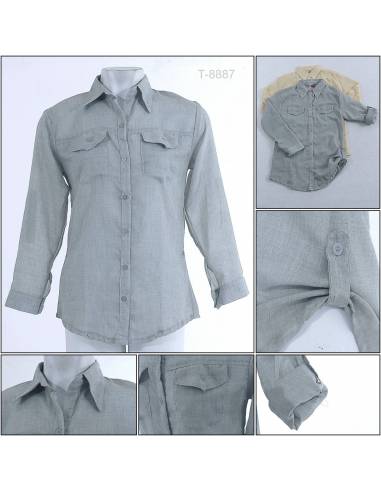 Kemeja Cewek Lengan Panjang Sofia L