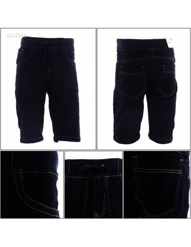 Celana Pendek Jeans Cowok Rib Kolor Rock Sky M-2XL