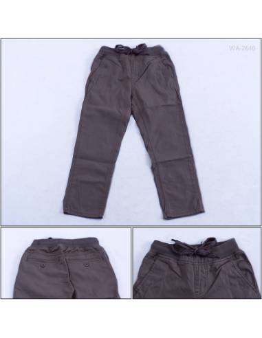 Celana Panjang Katun Anak Cowok Rib Kolor...