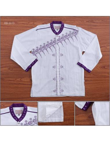 Kemeja Muslim Cowok Lengan Panjang Fatma XL