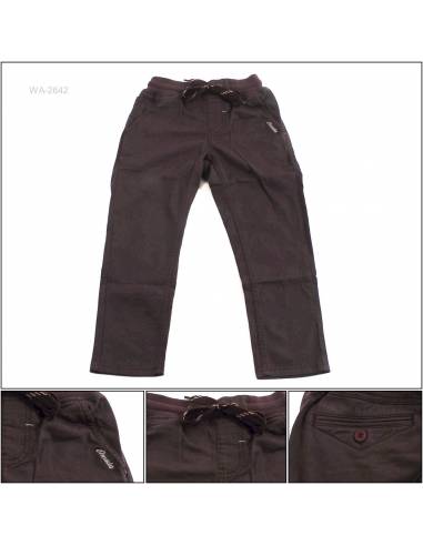 Celana Panjang Katun Anak Cowok Rib Kolor...