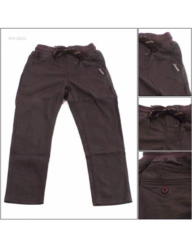 Celana Panjang Katun Anak Cowok Rib Kolor...