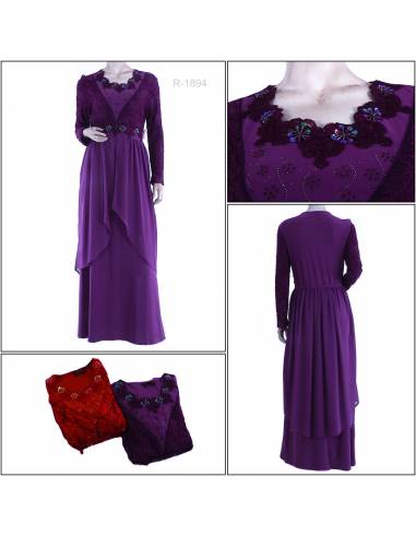 Dress Panjang Cewek Lengan Panjang Beauty All Size