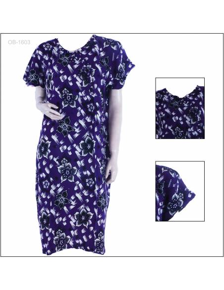 Daster Krah R Lengan Pendek Marrisa All Size