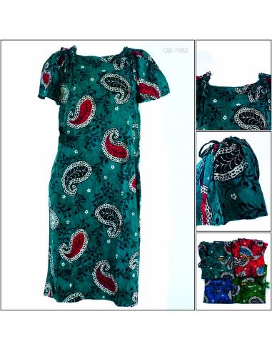 Daster Lengan Serut Pendek Marisa All Size