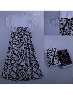 Dress Panjang Cewek Lengan Panjang MWA All Size