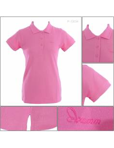 Kaos Kerah Cewek Lengan Pendek Mamm S-XL