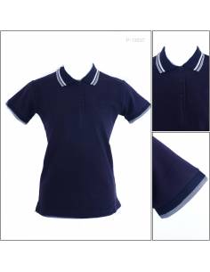 Kaos Kerah Cewek Lengan Pendek Mamm S-XL