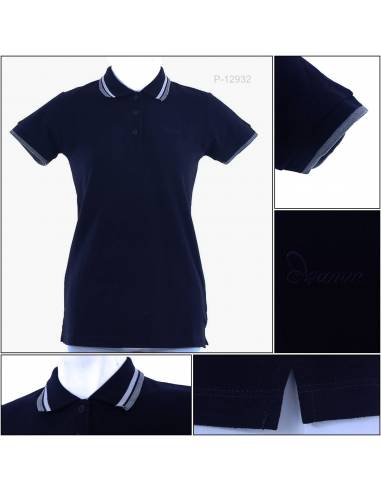 Kaos Kerah Cewek Lengan Pendek Mamm S-XL