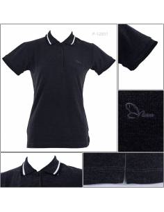 Kaos Kerah Cewek Lengan Pendek Mamm S-XL