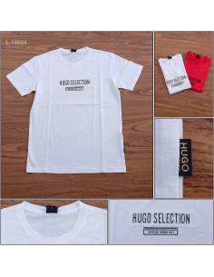 Kaos Oblong Cowok Lengan Pendek Hugo M-XL