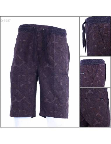 Celana Pendek Cowok Rib Kolor Katun Gazr M-XL