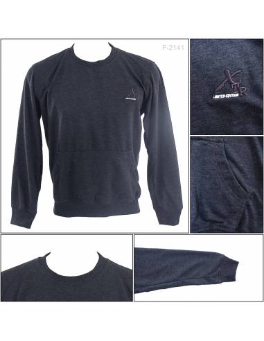 Sweater Cowok/Jaket Kaos Tanpa Resleting/Sweter...