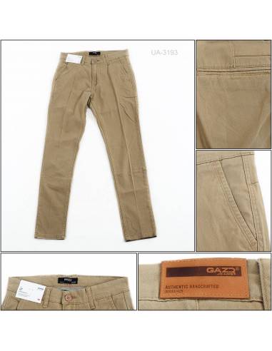 Celana Panjang Katun Slim Fit Cowok Gazr 27-32