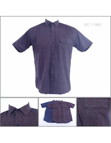 Kemeja Cowok Regular Lengan Pendek Fever M-XL