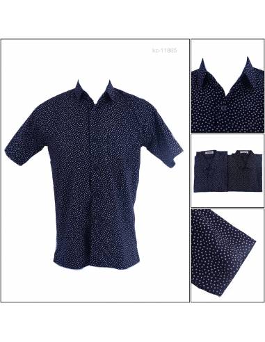 Kemeja Cowok Regular Lengan Pendek Fever M-XL