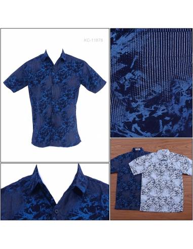 Kemeja Cowok Regular Lengan Pendek Fever M-XL