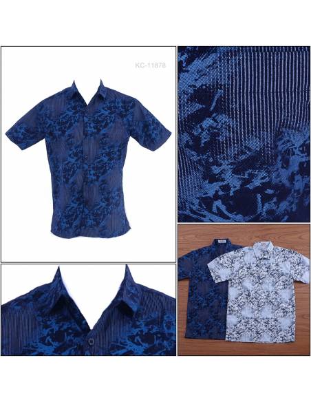 Kemeja Cowok Regular Lengan Pendek Fever M-XL